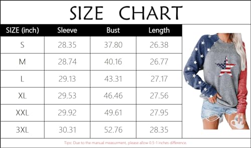 Tsmnzmu America Sweatshirt Women American Flag Sweatshirts For Women Red White Blue Sweatshirt Fourth Of July Sweatshirts Usa Long Sleeve Shirts Fourth Of July Sweatshirt 4Th Of July Sweater For Women thumb #3