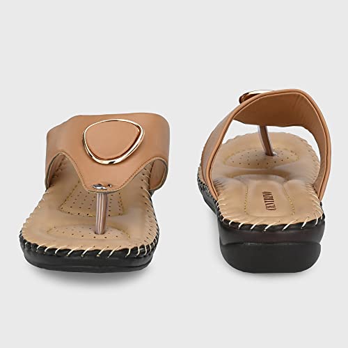Image of Centrino Women's Thong Comfortable Ortho Care Ladies | Fashion Wear Sandal & Chappal | Soft Cushioned for More Comfort (7902)
