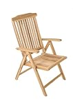 teak hochlehner orlando Robust und nachhaltig - Der Klappstuhl ist aus massivem Teakholz gefertigt. Das verwendete Holz stammt aus kontrolliertem Plantagenanbau. Sie erhalten nicht nur ein robustes Möbelstück, sondern tragen auch zum Umweltschutz bei.