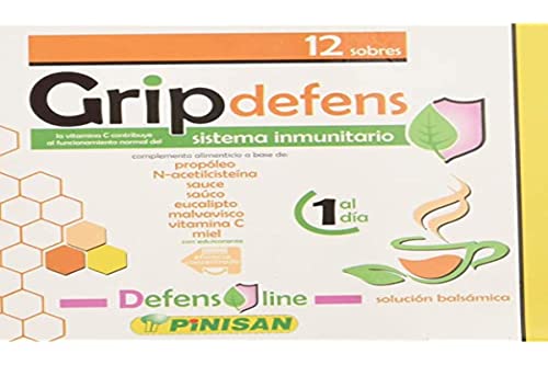 Pinisan Grip Defens - 12 Envelopes, 12 Unidad (Paquete de 1)