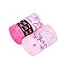 Meseey 30 Yards Pink Breast Cancer Awareness Satin Ribbon Black and Pink Grosgrain Ribbons for Crafts Present Ribbon Decorations Breast Cancer Awareness Public Activities Supply