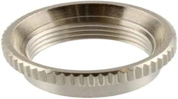 Allparts, Nut for Toggle Switch Nickel Replacement and Small Parts for Electric Guitar EP 4923-001