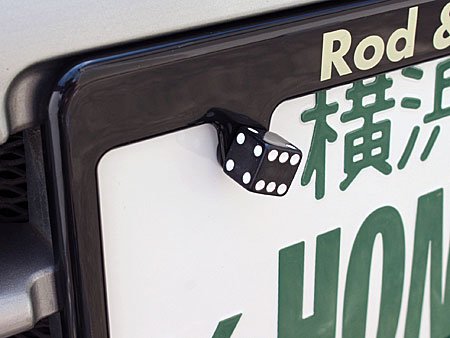 Amazon | ナンバープレートボルト ダイス(サイコロ) ブラック＿NB