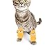 VICASKY Dog Sock Socks for Dogs Licking Tail Protector Knee Brace Leg 4Pcs Slip Leggings for Winter Durable Pet with Cartoon Comfortable Protection Indoor and Outdoor Use