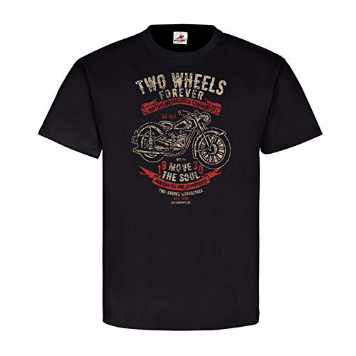 Two Wheels RT 125 T-shirt noir XL idéal pour vos balades moto d'été