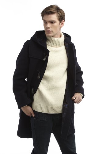 Original Montgomery Men's Duffle Coat - Toggle Coat (Navy