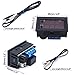 Twidec/DC 12V Temperature Controller Programmable -50 to 110 ℃ (-58 to 230 °F) Red/Blue LED Display Monitor Heating/Cooling Thermostat Control Module with NTC 10K Waterproof Sensor Probe