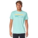 Washed Aqua RIP CURL Striped tee