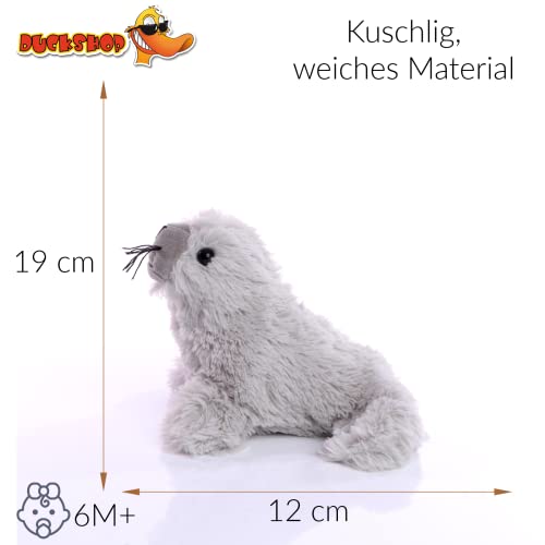 Duckshop I Stofftier I Kuscheltier Robbe Silvia klein I Plüsch I Geschenk für Kinder