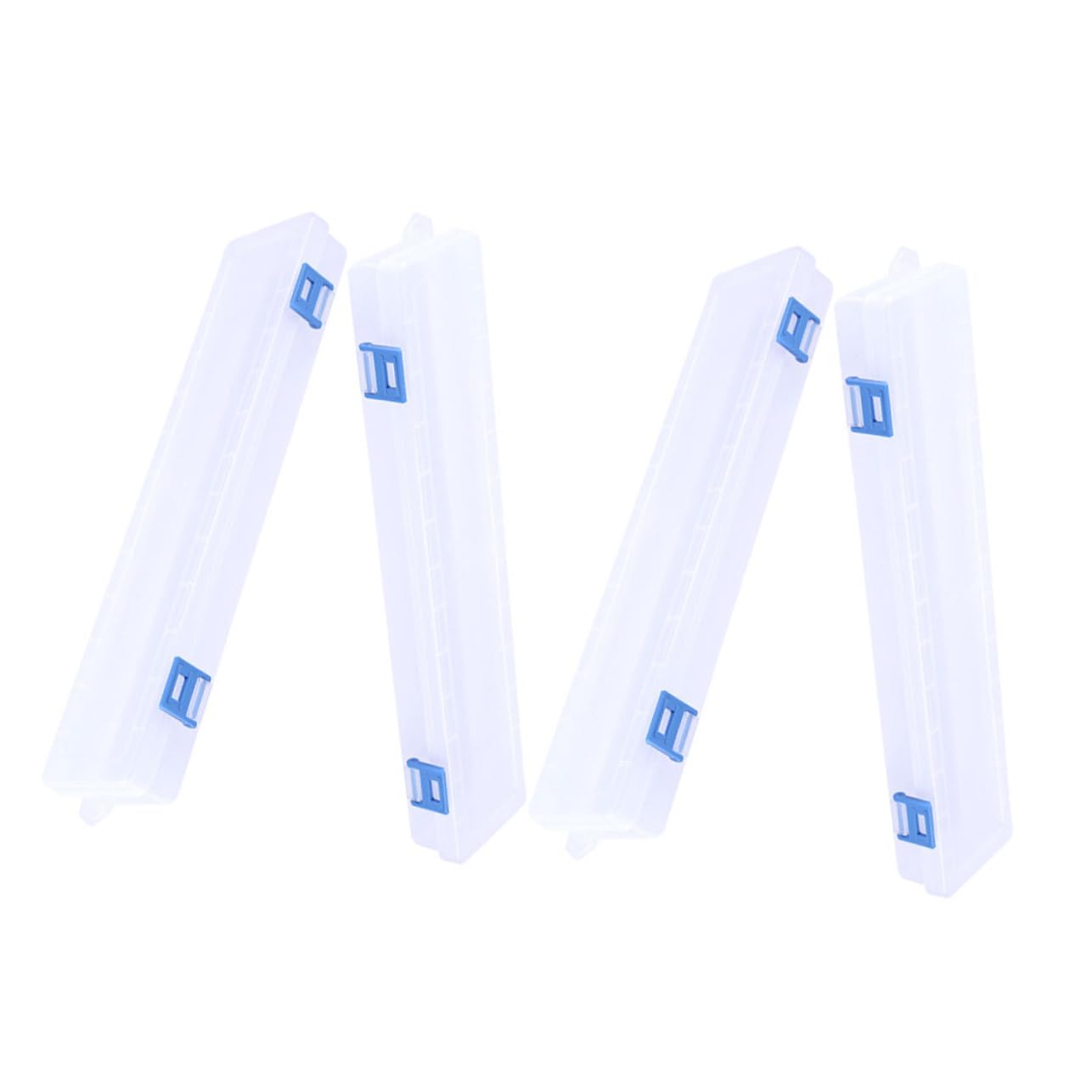 DOITOOL 4 Set Scatole Trasparenti Per Pittura Organizer Manuale Per Strumenti Portatile E Pratico Per Scuola E Casa 4 Pezzi*4