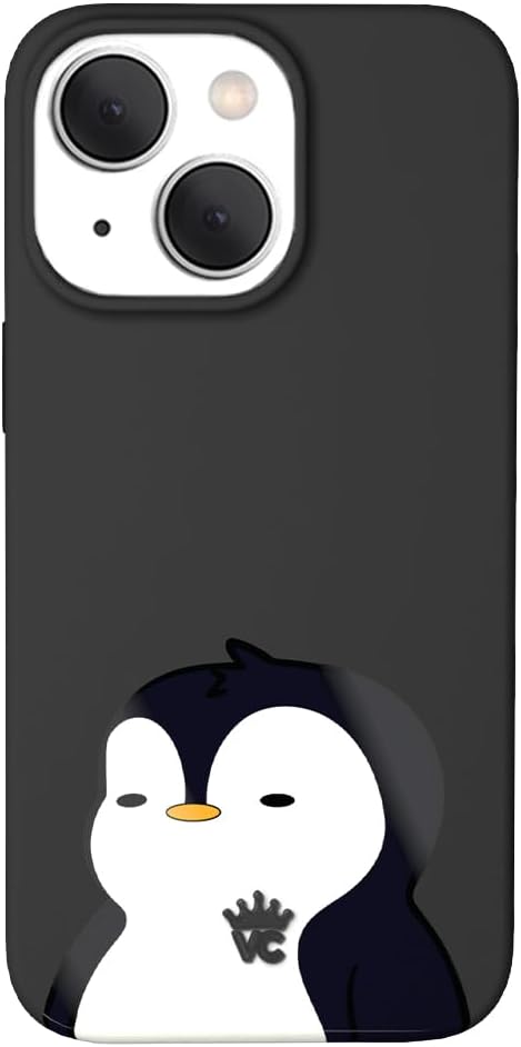 VELVET CAVIAR x Pudgy Penguins Compatible with iPhone 15 Plus Case Cute - Compatible with MagSafe - Black Penguin #6873