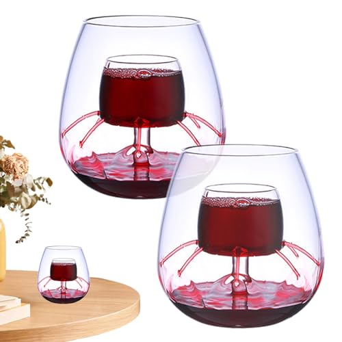 Set di decanter per calici da vino, con di aerazione, con set di insufflatori integrati, per rosso, tè, caffè, succhi di frutta, tè