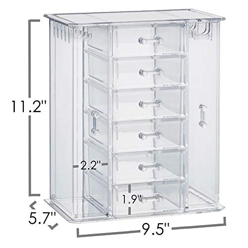 Ondisplay 6 Drawer Acrylic Jewelry Cabinet Organizer #TOP2