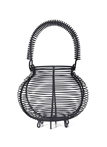 Garden Trading - Cesta para huevos (tamaño pequeño, acero al carbono)