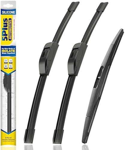 5 PLUS® Silicone Windshield Wipers Replacement for 2005-2022 HONDA Odyssey Wiper Blades(Set of 3),Automotive Replacement Windshield Wiper Blades For My Car-26"/22"/16"