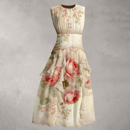 Robe d'invitée de mariage XL fluide pour masquer les complexes avec style - 2