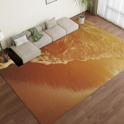 Tapis traditionnel chambre vintage lavable et doux
