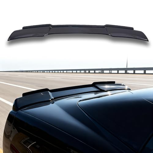 Ombialo Rear Spoiler with Acrylic Board Compatible with Corvette C6 2005-2013 All Models ZR1 H Style