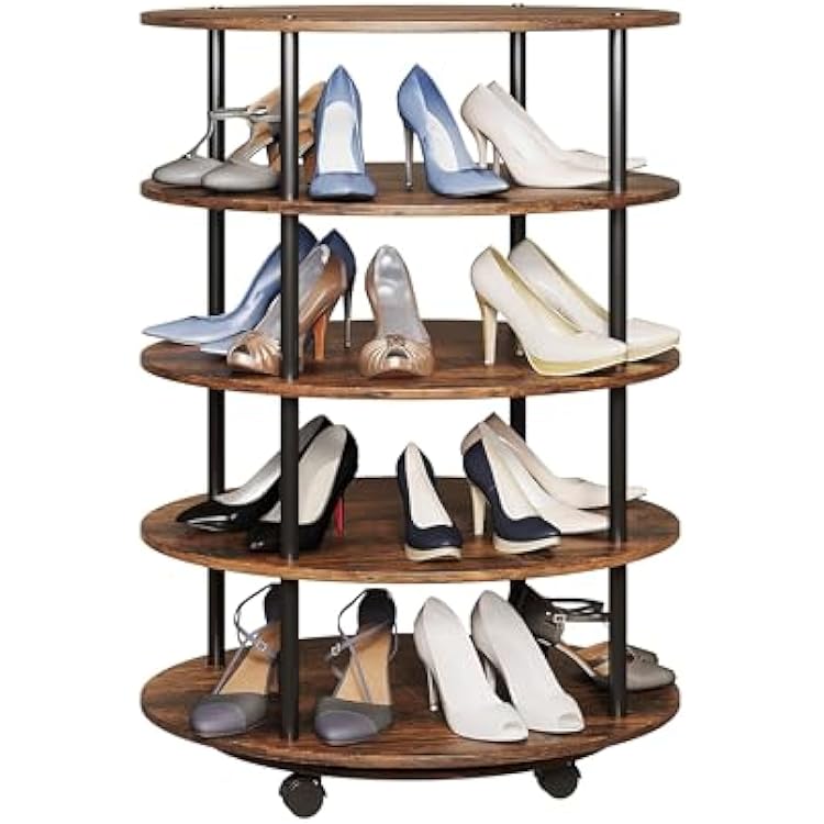 Tier Rotating Shoe Rack Tower, Round Spinning Shoe Egypt Ubuy