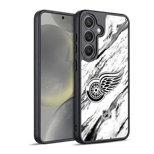 Coque Samsung Galaxy S24 5G Detroit Red Wings finition marbre haut de gamme