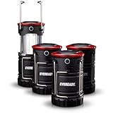 EVEREADY LED Camping Lantern, Multiple Light Modes, Lanterns for Camping, Pack of 4