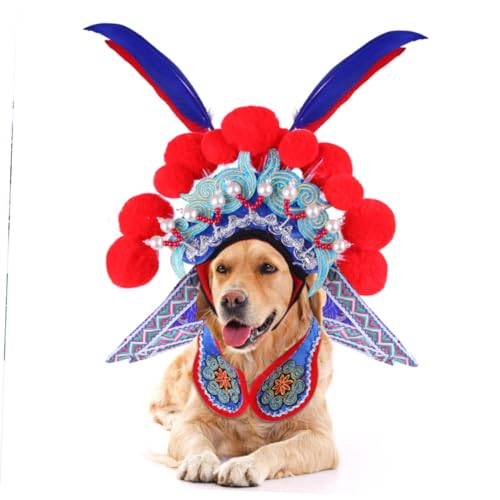 Disfraz estilo Ópera para perros tamaño L rojo cómodo miniatura 7