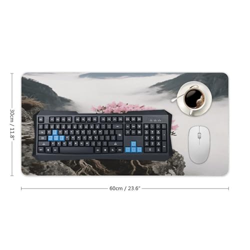 Pad Mouse Grande Flowers on The Cliff Rubber 30x60 cm miniatura 2