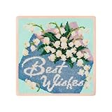 【1I7425012525206】ベストウィシズメッセージ ハンカチ