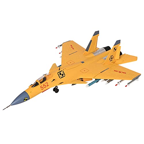Image of Toys Uncle Diecast Aeroplane Scale Model, (1:72 Fighter Plane Yellow)