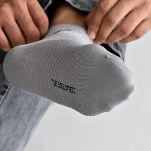 Image of Bamboo Sports Socks for Men | Ankle Length Low Cut Premium Material | Odour-Free, Breathable & Durable | Padded Base & Anti-bacterial | 3X Softer than Cotton Socks | 3Pk Multicolor
