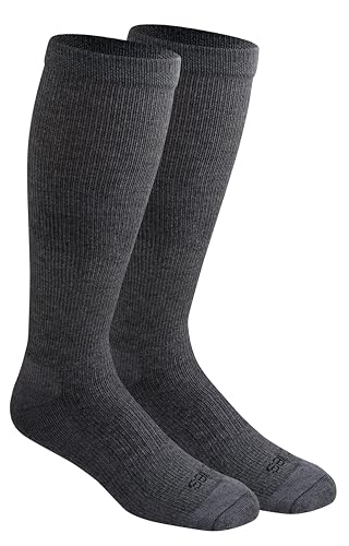 Image of Dickies Men's Light Compression Comfort Over-The-Calf Socks, Available in M-XXL (2, 4 Pairs)