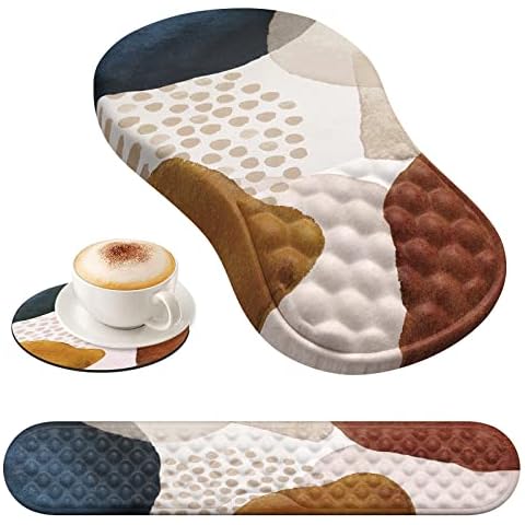 HAOCOO Ergonomic Mouse Pad Wrist Support and Keyboard Wrist Rest Cover