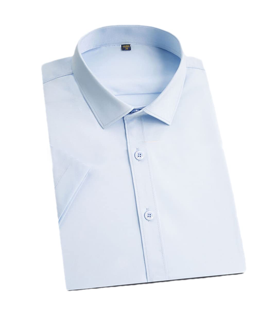 Chemise d'été homme manche courte bleu clair REHJJDFD taille S