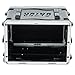 Gator Cases Lightweight Rolling 6U Rack Case with Heavy Duty Latches, Retractable Tow Handle, and Recessed Wheels, Standard 19.25' depth, (GRR-6L)