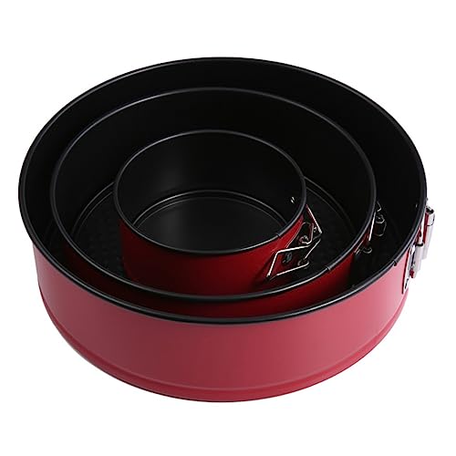 NAMOARLY 7 Inch Non-stick Cake Pan with Leakproof Design Easy to Release Removable Base Mini Baking Molds Stainless Steel Random Color