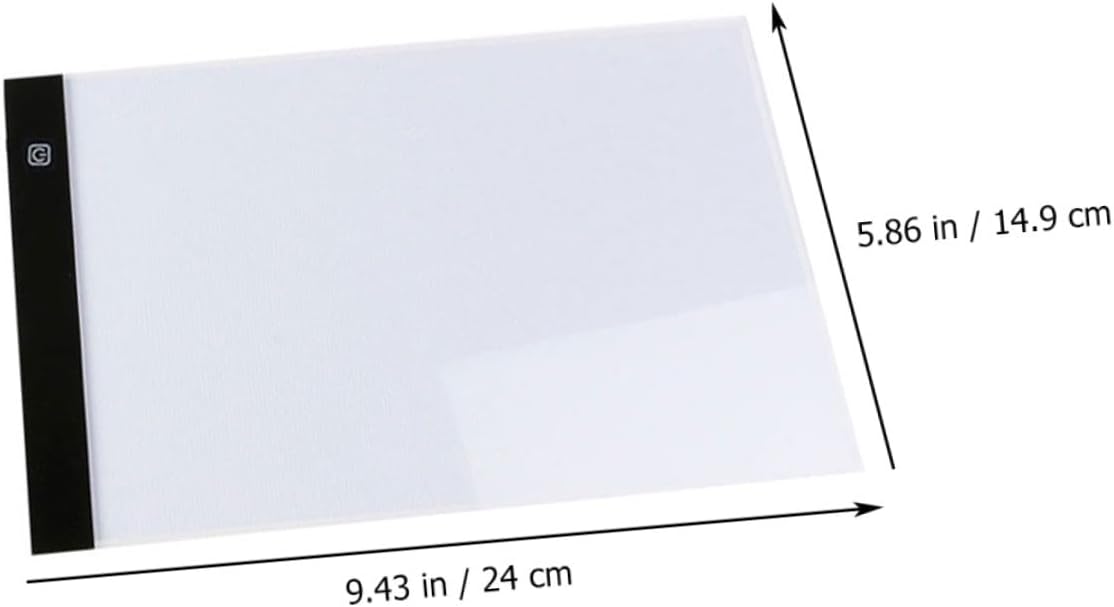 COOLHIYA USB Rechargeable LED Sketching Light Board Tracing Copying Writer Board for Drawing Painting Sewing Projects Material Portable Design