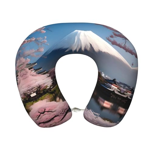 Almohada de viaje espuma viscoelástica U-shaped 30x25 cm miniatura 1