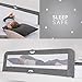 hauck Bettschuztgitter Sleep N Safe Plus XL für Kinder 18 Monate bis 5 Jahre, Großer Rausfallschutz Bett für Elternbett 150 x 50 x 44 cm, Faltbar, Tragbar, Bettgitter für Kleinkinder (Melange Grey)