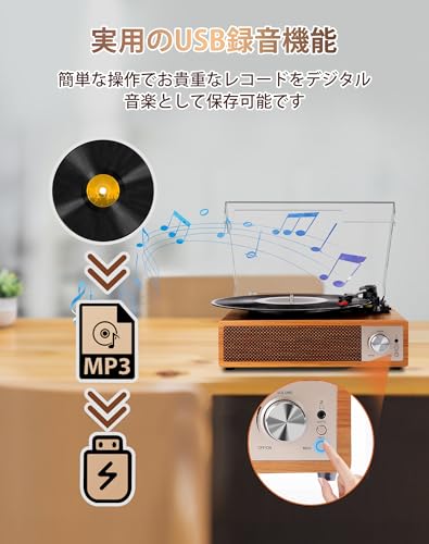 VOKSUN レコードプレーヤー S450 の商品画像 2