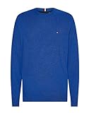 Tommy Hilfiger Herren PIMA ORG CTN Cashmere Crew Neck Pullover, Bold Blue, XXL