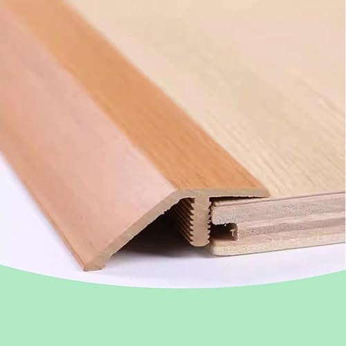 Miniatura 5 de Tira de transición de umbral de PVC de 36 pulgadas, tira de transición de piso de madera, borde de puerta, reductor de puertas de dormitorio,