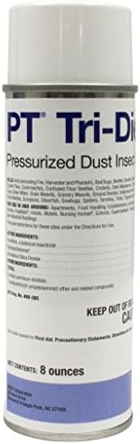 BASF PT Tri-Die Pressurized Dust Insecticide - Lambda-Cyhalothrin Crack & Crevice Treatment - 8 Ounce Can