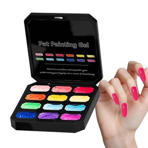 Gel de Pintura Bálsamo Neón Sin Lavado para Decoración de Uñas en Casa y Salón