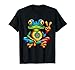 Tie-Dye Frog Peace Sign for Men Women Kids T-Shirt