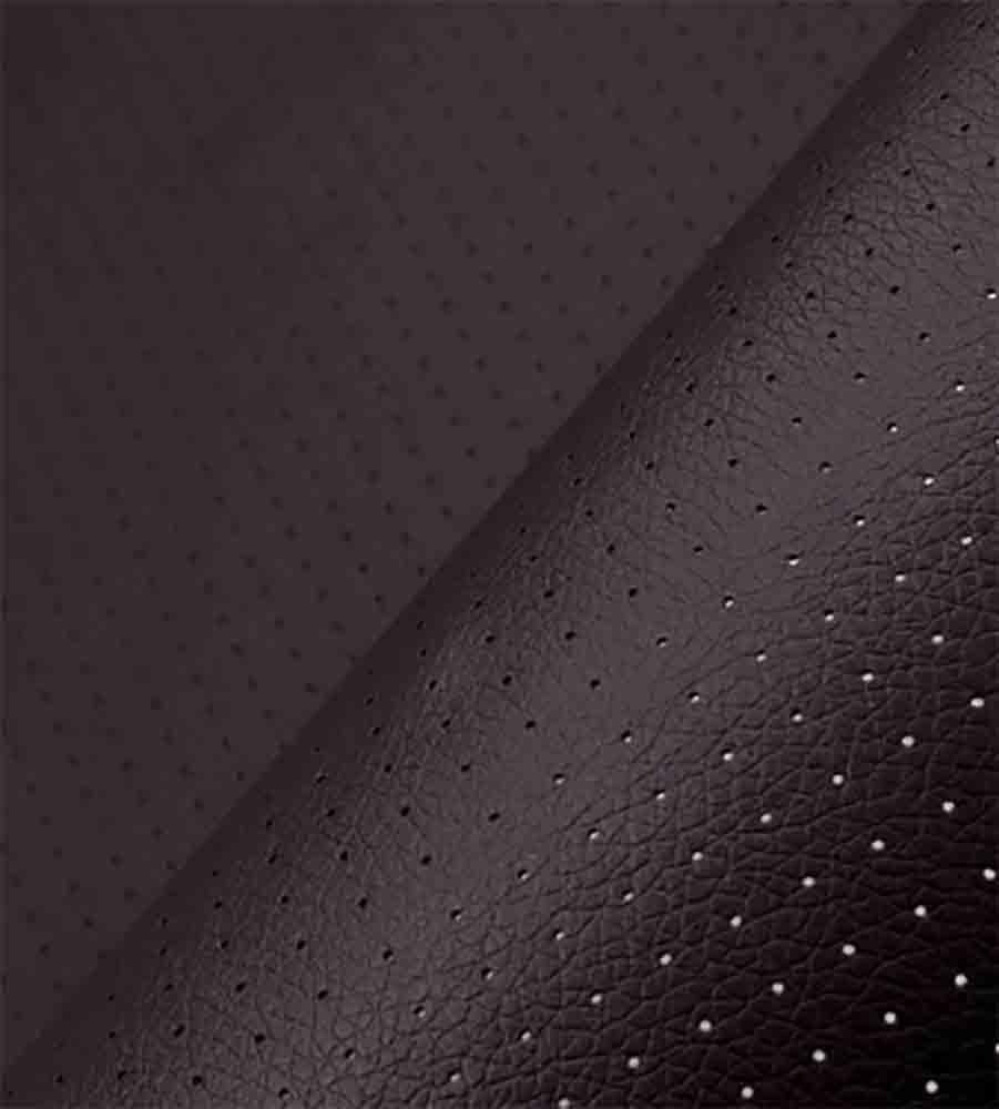 Leather Repair Patch, Breathable Perforated Self Adhesive Repair Patch, Furniture Couch Car Seats Office Chairs Sofa Repair Refurbished Faux Leather Patch (Black,39x50 inch)