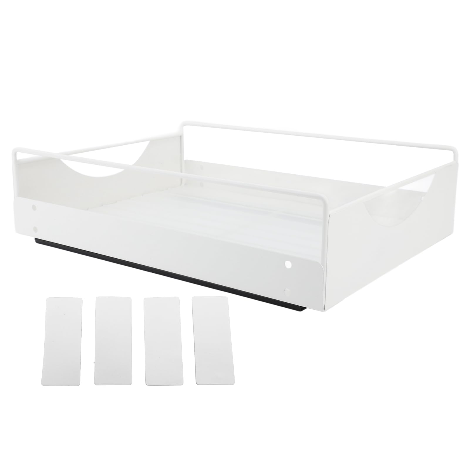 Ripiani scorrevoli per dispensa di facile accesso, installazione semplice, cassetti scorrevoli per mobili da cucina, bagno e dispensa, per abbellire il tuo spazio in modo efficiente (L)