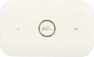 4G WiFi Hotspot, LTE USB WiFi Modem 150Mbps Connection Mobile Hotspot, Micro SIM Card Slot, 10 Device Support with 1500mAh Battery Standby Up to 10 Hours for World Travel