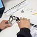 NEIKO 01407A Electronic Digital Caliper Measuring Tool, 0 - 6 Inches Stainless Steel Construction with Large LCD Screen Quick Change Button for Inch Fraction Millimeter Conversions, Digital Caliper Measuring Tool