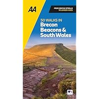 AA 50 Walks In Brecon Beacons and South Wales (AA 50 Walks) (Walks UK) paperback