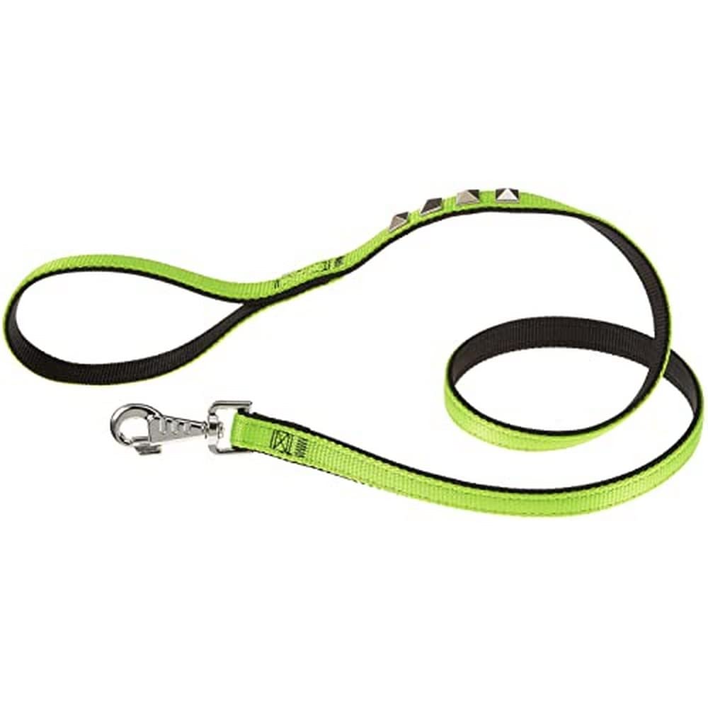 Ferplast Dual Pyramid G Nylon Dog Leash Color - Green, Dimension - 20mm x L 120cm